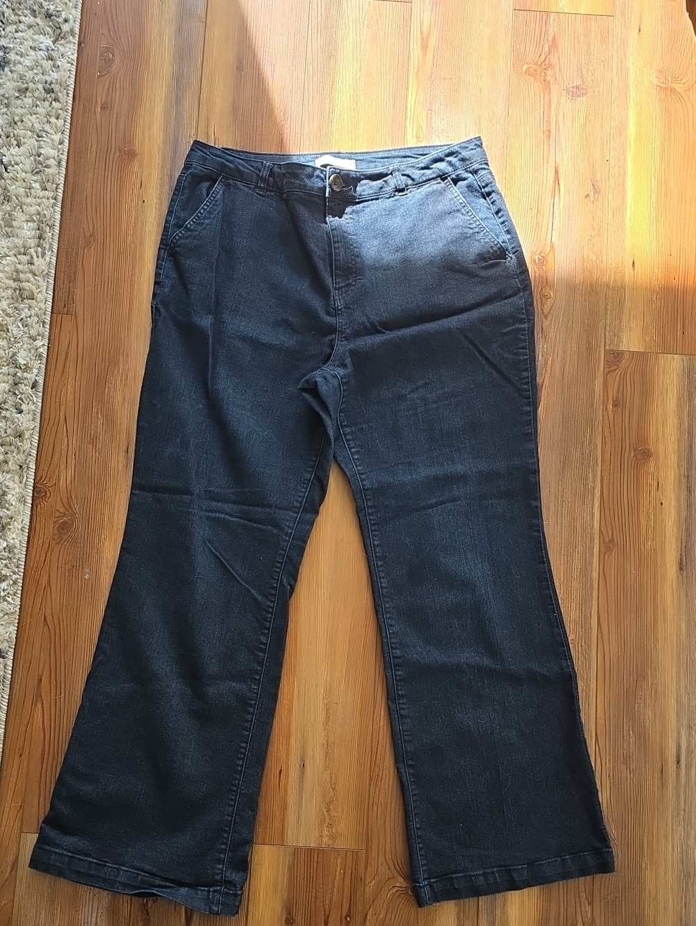 d. jeans Dark Blue Wide-Leg Women’s Jeans